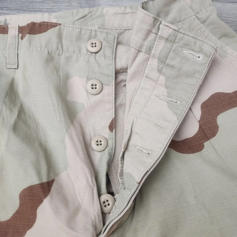 Military Tan Desert Camouflage Combat Trousers Pants Size 34 Cargo  Ripstop